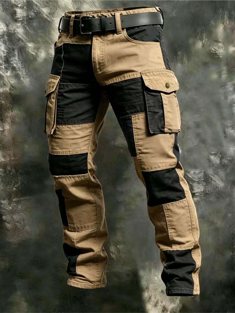 Men'S Fashion Trousers - Pamuklu Erkek Kargo Pantolon Haki Günlük