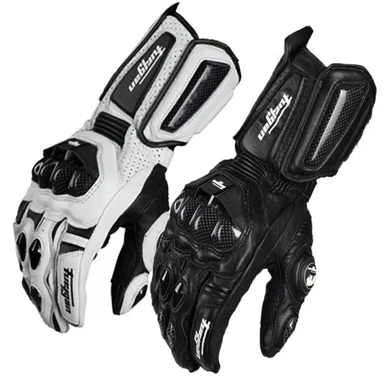 Men'S Fashion Gloves - Hakiki Deri Erkek Luva Sürme Moto