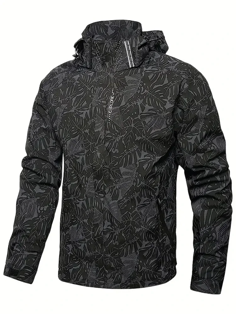 Windbreaker Men Zip - Erkek Rahat Su Geçirmez Rüzgarlık Balıkçılık