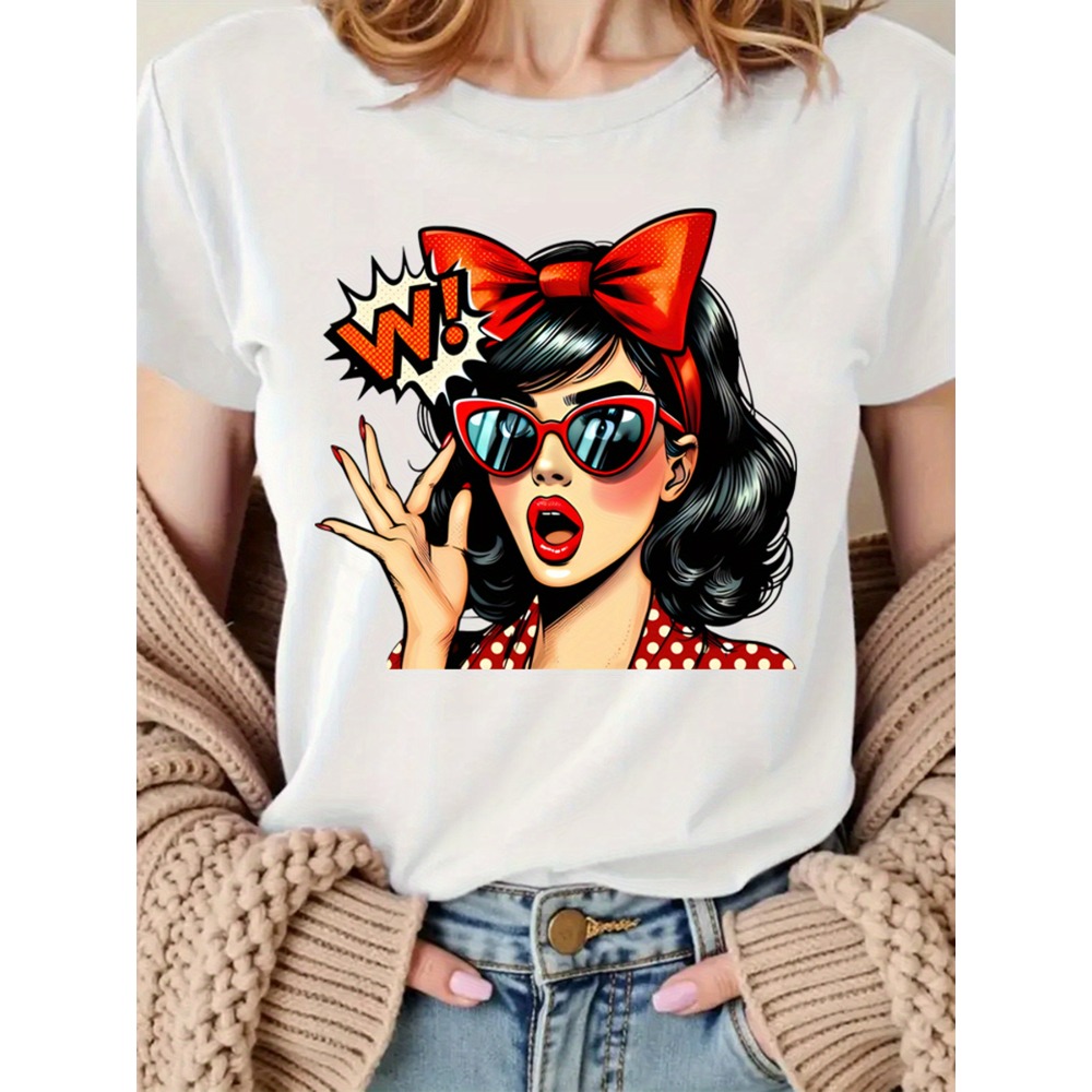 Mens Fashion In The 50S - Retro Pop Art Kadın Grafik Baskılı
