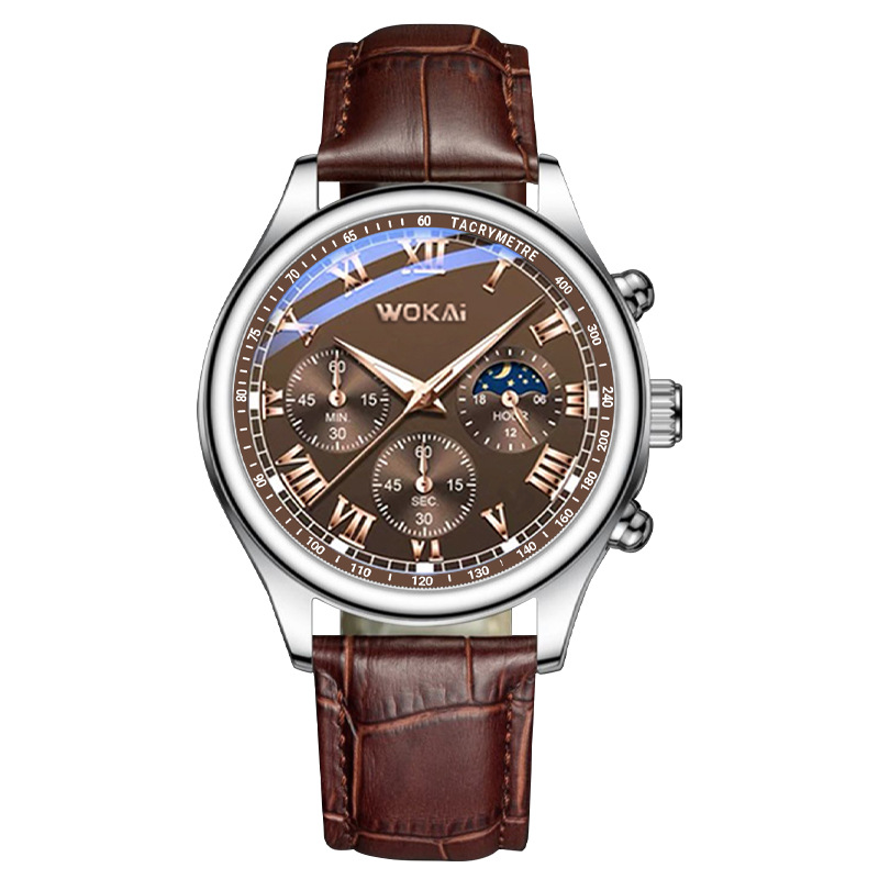 Men'S Fashion Quartz Watch Wokai - 2023 sıcak satış WOKAI İzle erkekler