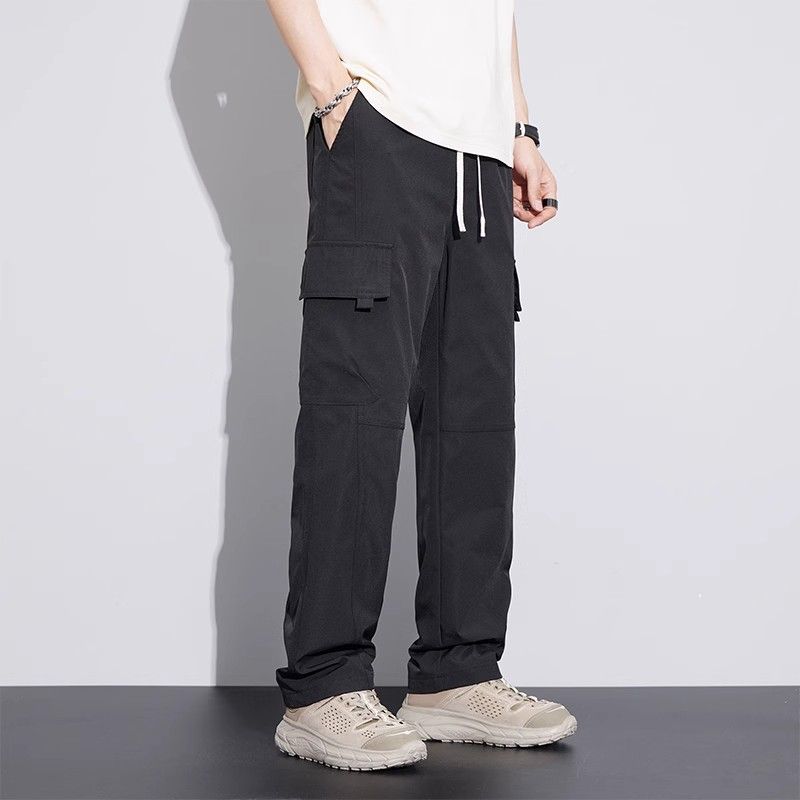 Men'S Fashion Trousers - Trekking Siyah erkek Kargo Pantolon Dağ