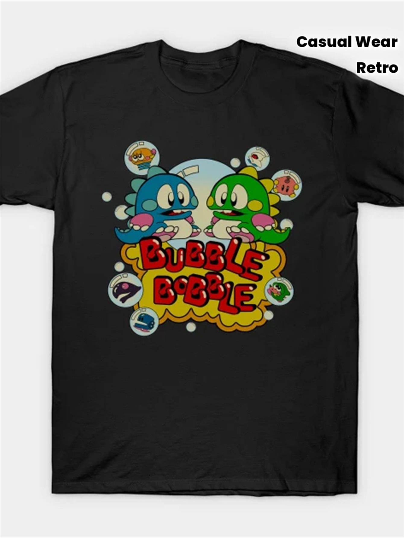Men'S Fashion From The 80S - Retro Bubble Bobble 1986 Erkek Oyun