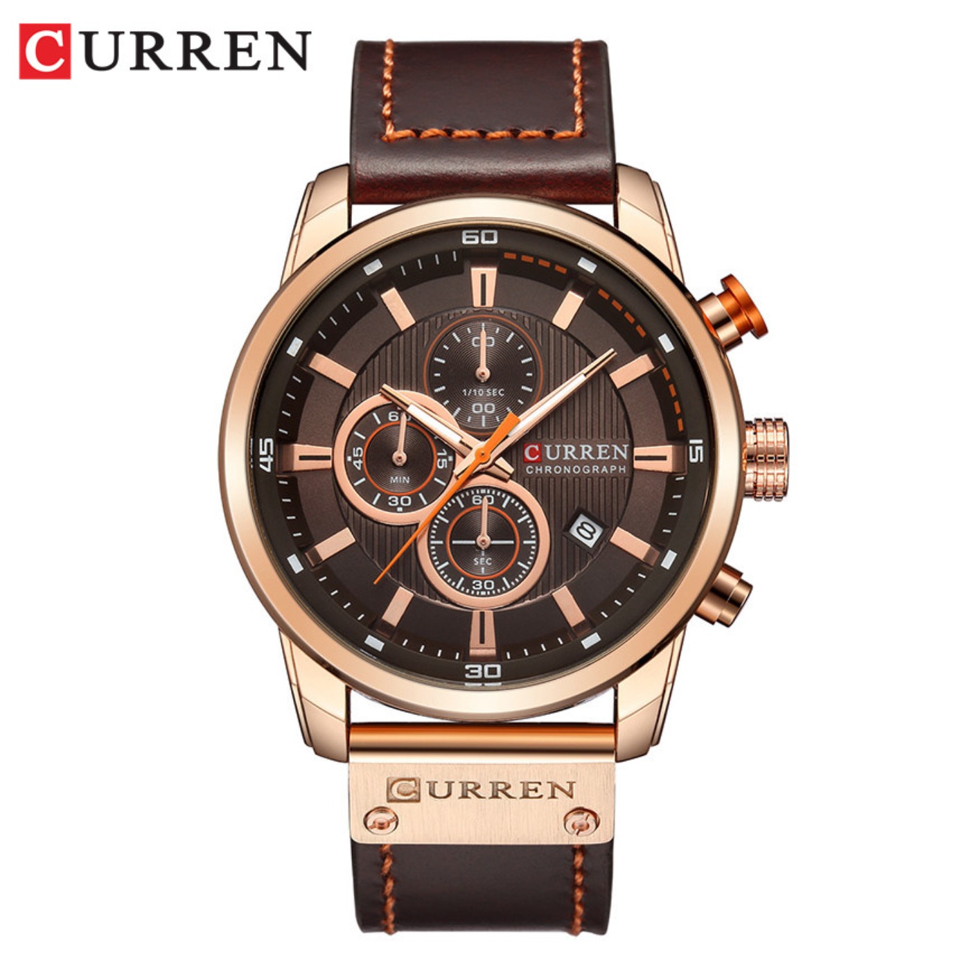 Men'S Fashion Luxury Brands - CURREN Moda Tarih Kuvars Erkek Saatler