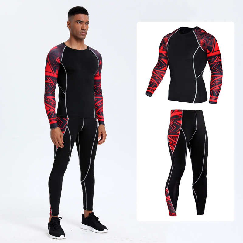 Compression Shirt Workout - Erkek PRO Spor Fitness Takımı: Çabuk