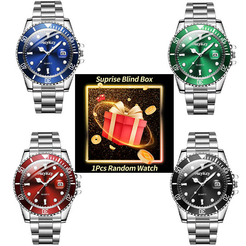 Mens Fashion Watch - 1 Adet Sürpriz Gizemli Saat Kör