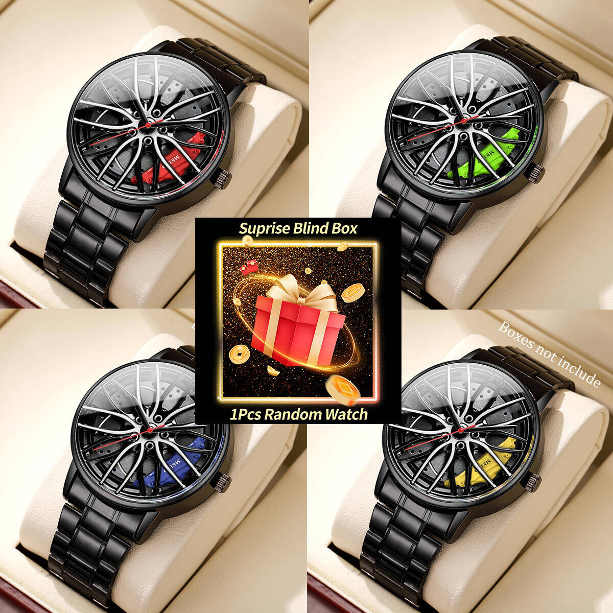 Mens Fashion Watch - 1PC Sürpriz Gizem İzle Kör Kutu-Moda