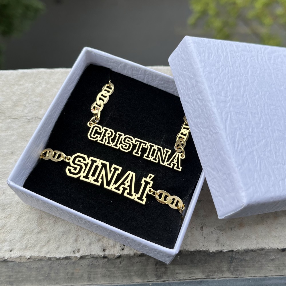 Men'S Fashion Gold Chain - DUOYING özel ad Hollow kolye Hip-Hop
