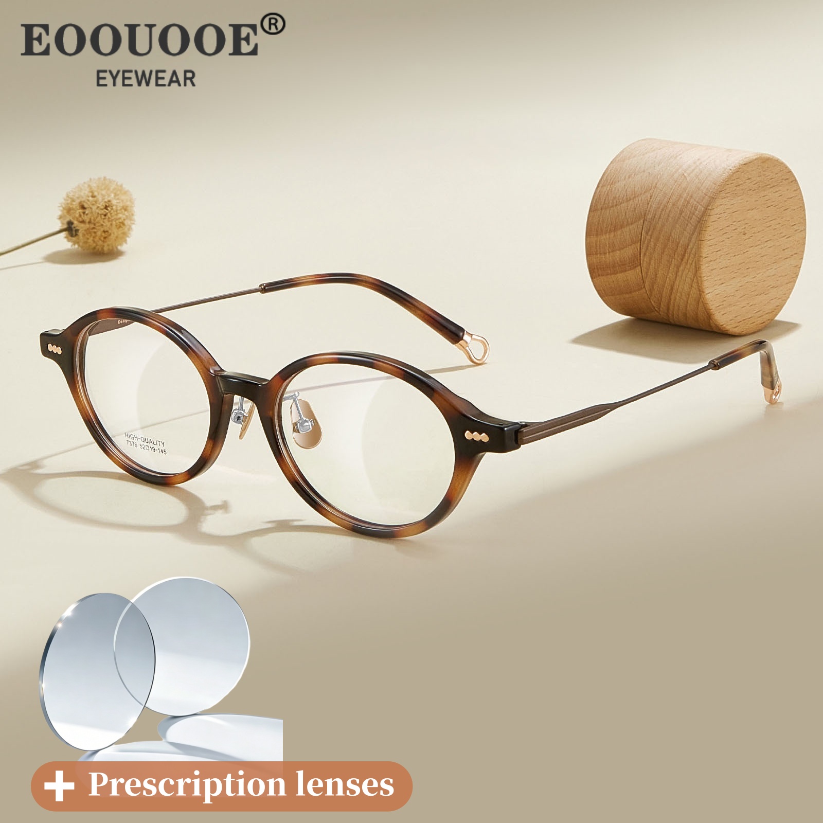 Men'S Fashion Non Prescription Glasses - Yeni Moda TR90 Oval Gözlük Çerçevesi