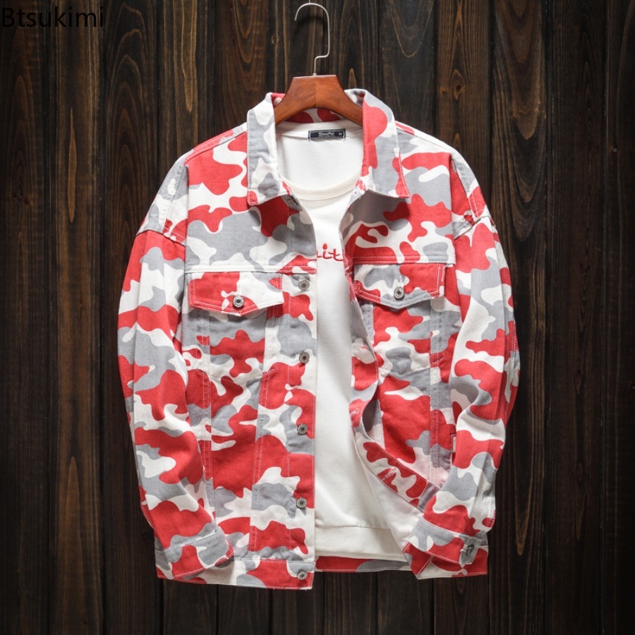Mens Fashion Denim Jacket - İlkbahar Sonbahar erkek Moda Denim Ceketler