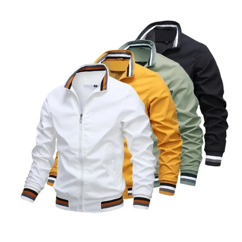 Windbreaker Men Zip - Erkekler İlkbahar Yaz Bomber Rüzgarlık Moda