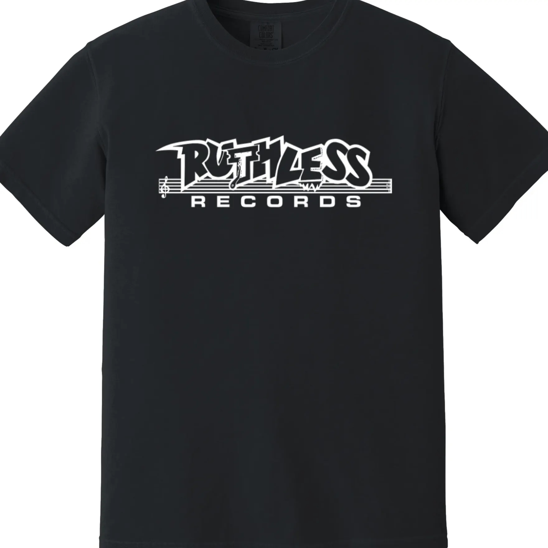 Men'S Fashion From The 80S - Ruthless Records Heavyweight Tişörtü -80'ler Compton