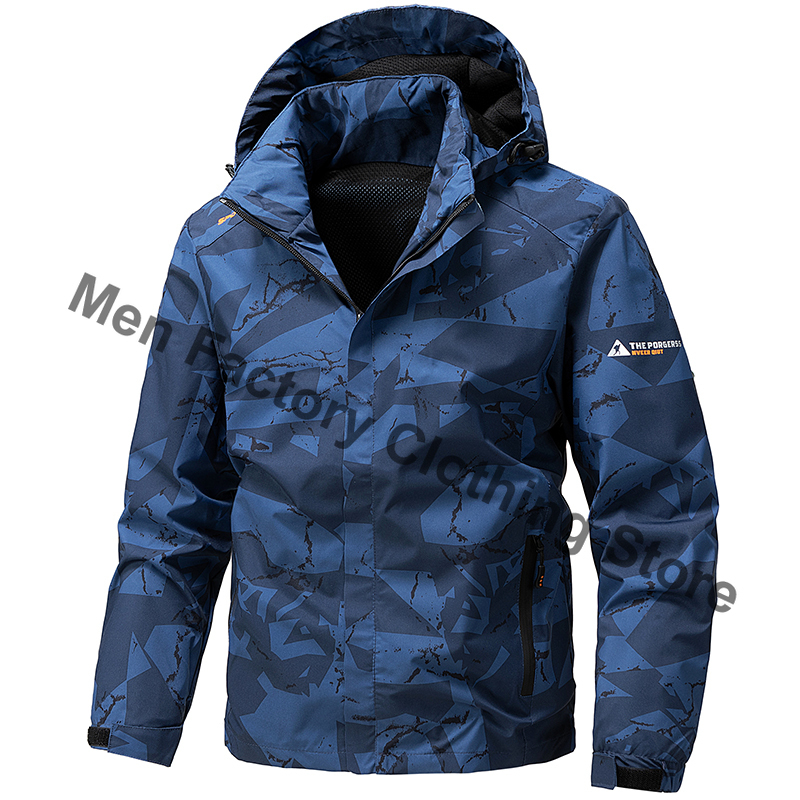 Windbreaker Men Zip - Softshell Açık Ceket Erkekler Zip Up