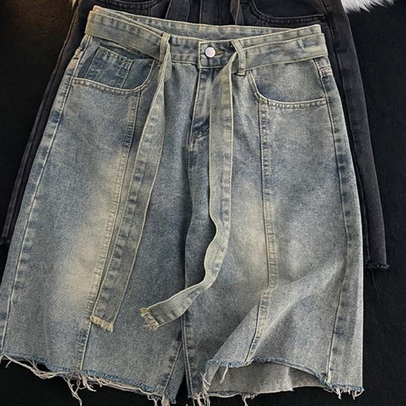 Yaz Ince Saçaklı Kot Şort Japo - Men'S Fashion Trousers incelemesi ve fiyatı