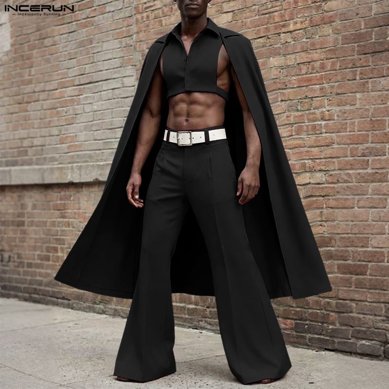 INCERUN Erkek Setleri Düz Renk - Mens Fashion Streetwear incelemesi ve fiyatı