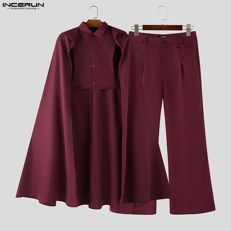 INCERUN Erkek Setleri Düz Renk - Mens Fashion Streetwear incelemesi ve fiyatı