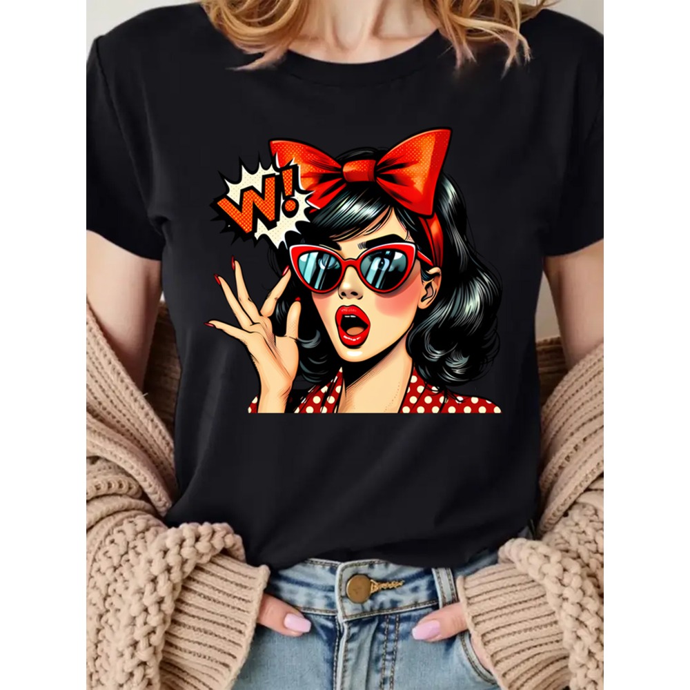 Retro Pop Art Kadın Grafik Bas - Mens Fashion In The 50S incelemesi ve fiyatı
