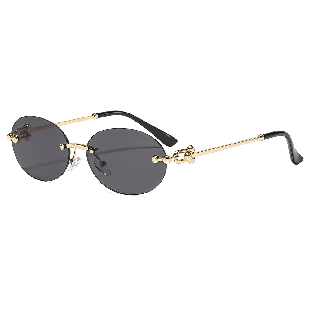 Yeni Metal Çerçevesiz Oval Kad - Men'S Fashion Luxury Brands incelemesi ve fiyatı