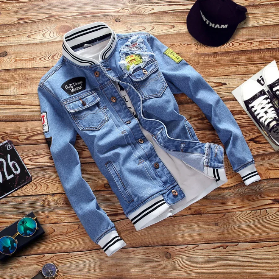 Yeni 2026 Erkek Kot Ceketleri  - Mens Fashion Denim Jacket incelemesi ve fiyatı