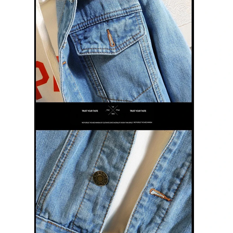 2026 Erkek Koyu Mavi Kot Ceket - Mens Fashion Denim Jacket incelemesi ve fiyatı