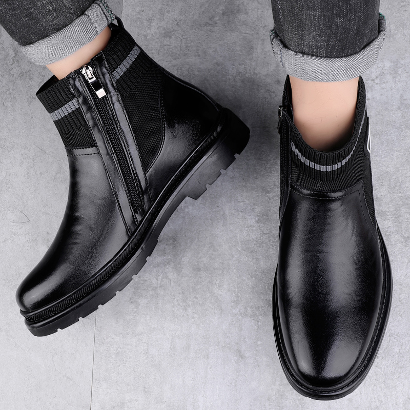 Kış Kadife Sıcak Yüksek Top Aç - Men'S Fashion Luxury Brands incelemesi ve fiyatı