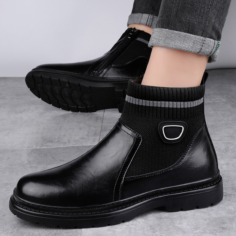 Kış Kadife Sıcak Yüksek Top Aç - Men'S Fashion Luxury Brands incelemesi ve fiyatı