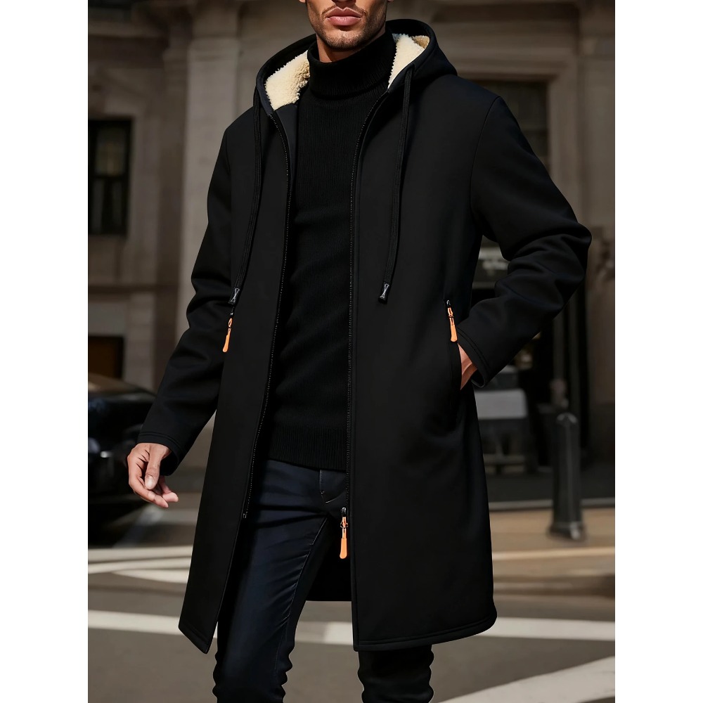 Erkek Kışlık Sıcak Uzun Mont F - Windbreaker Men Zip incelemesi ve fiyatı