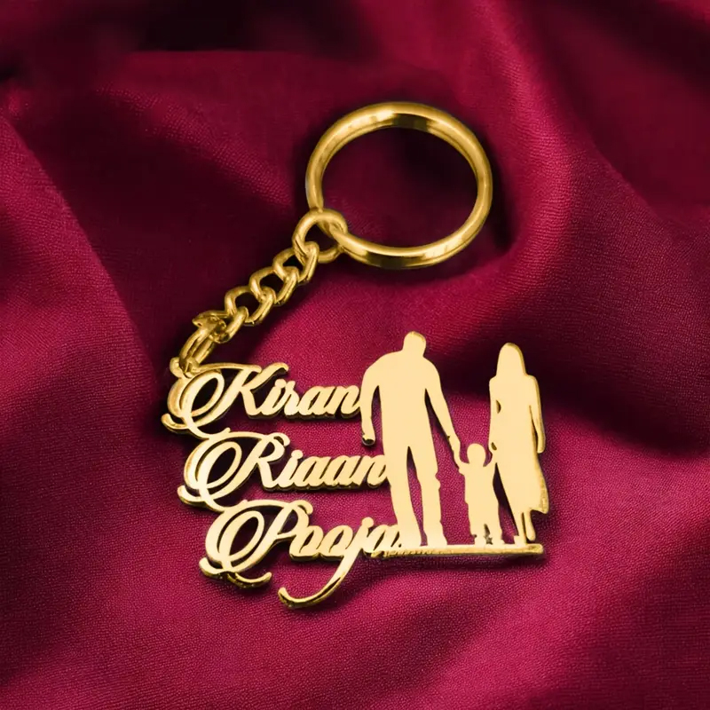 Özel Aile Numarası Adı Anahtar - Men'S Fashion Gold Chain incelemesi ve fiyatı