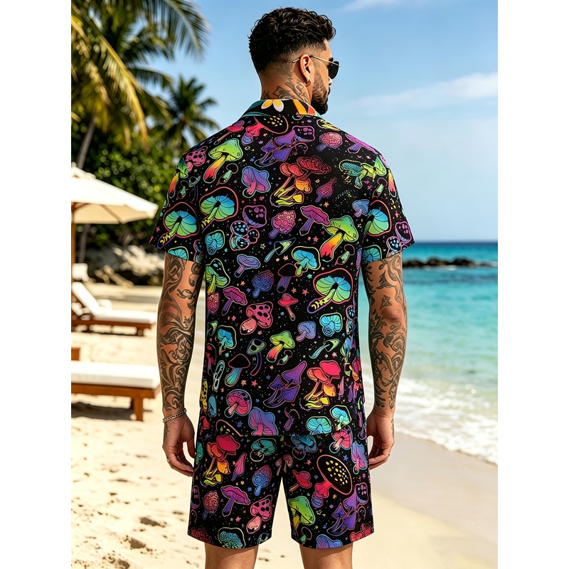 Erkek Modası 3D Mantar Baskılı - Mens Fashion Streetwear incelemesi ve fiyatı