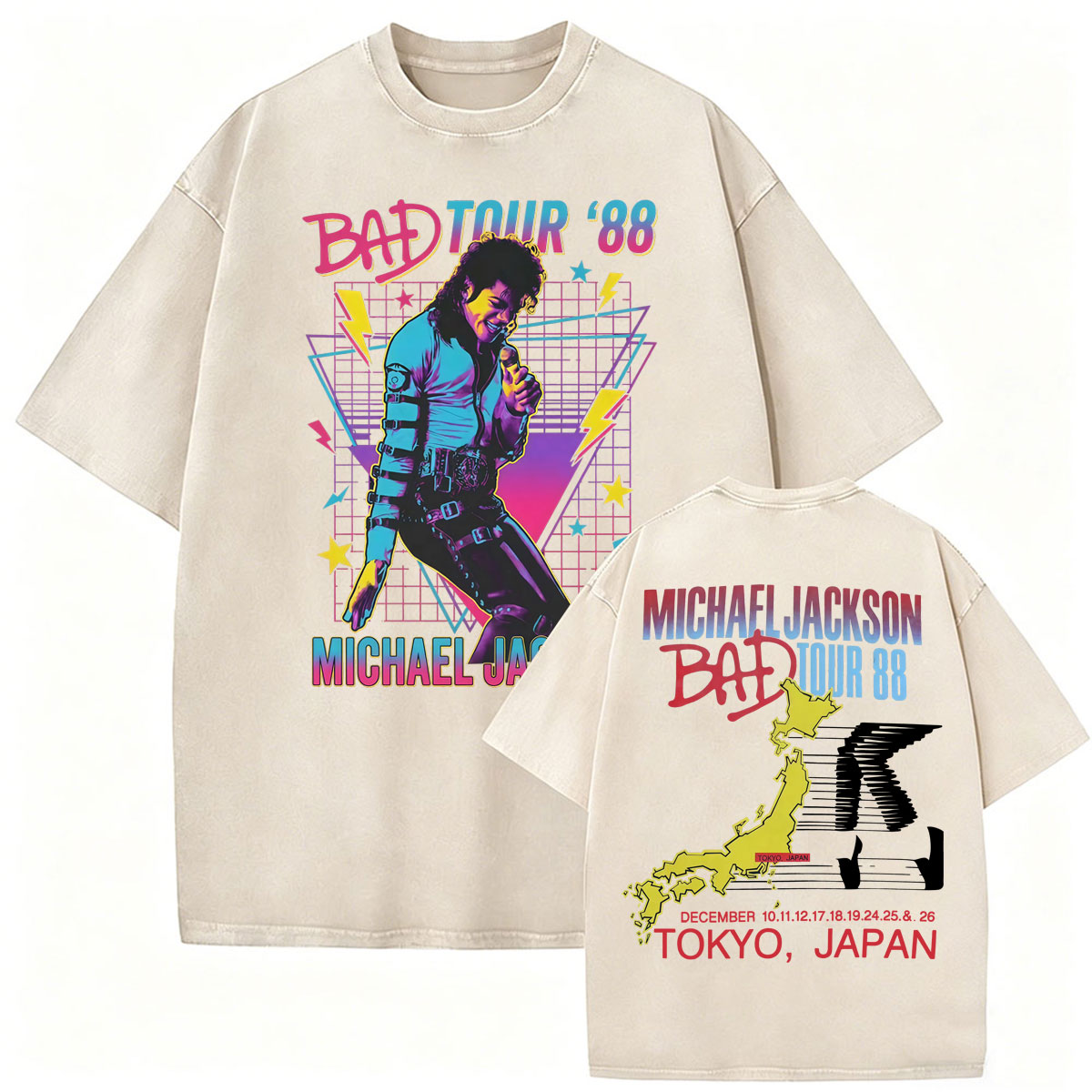 Vintage Yıkanmış Pop Kralı Bad - Men'S Fashion From The 80S incelemesi ve fiyatı