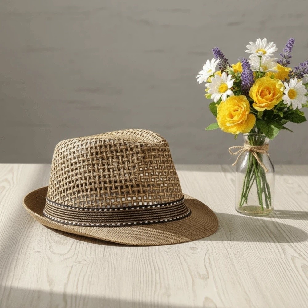 Kısa Kenarlı Erkek Panama Şapk - Mens Fashion Caps incelemesi ve fiyatı