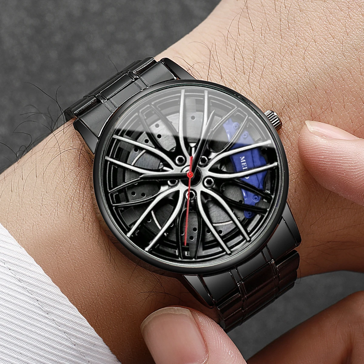 1PC Sürpriz Gizem İzle Kör Kut - Mens Fashion Watch incelemesi ve fiyatı