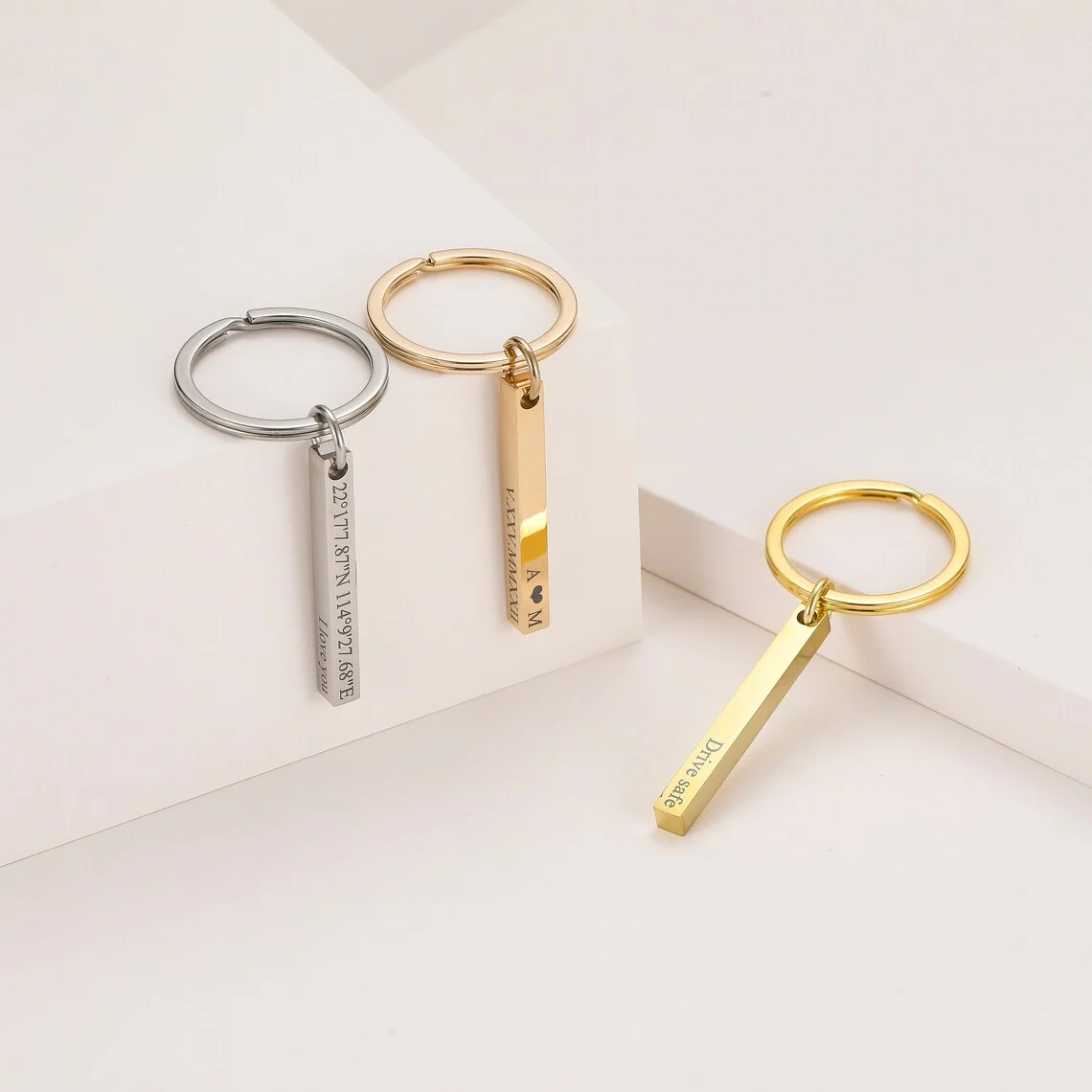Kişiselleştirilmiş Kazınmış Ba - Men'S Fashion Gold Chain incelemesi ve fiyatı