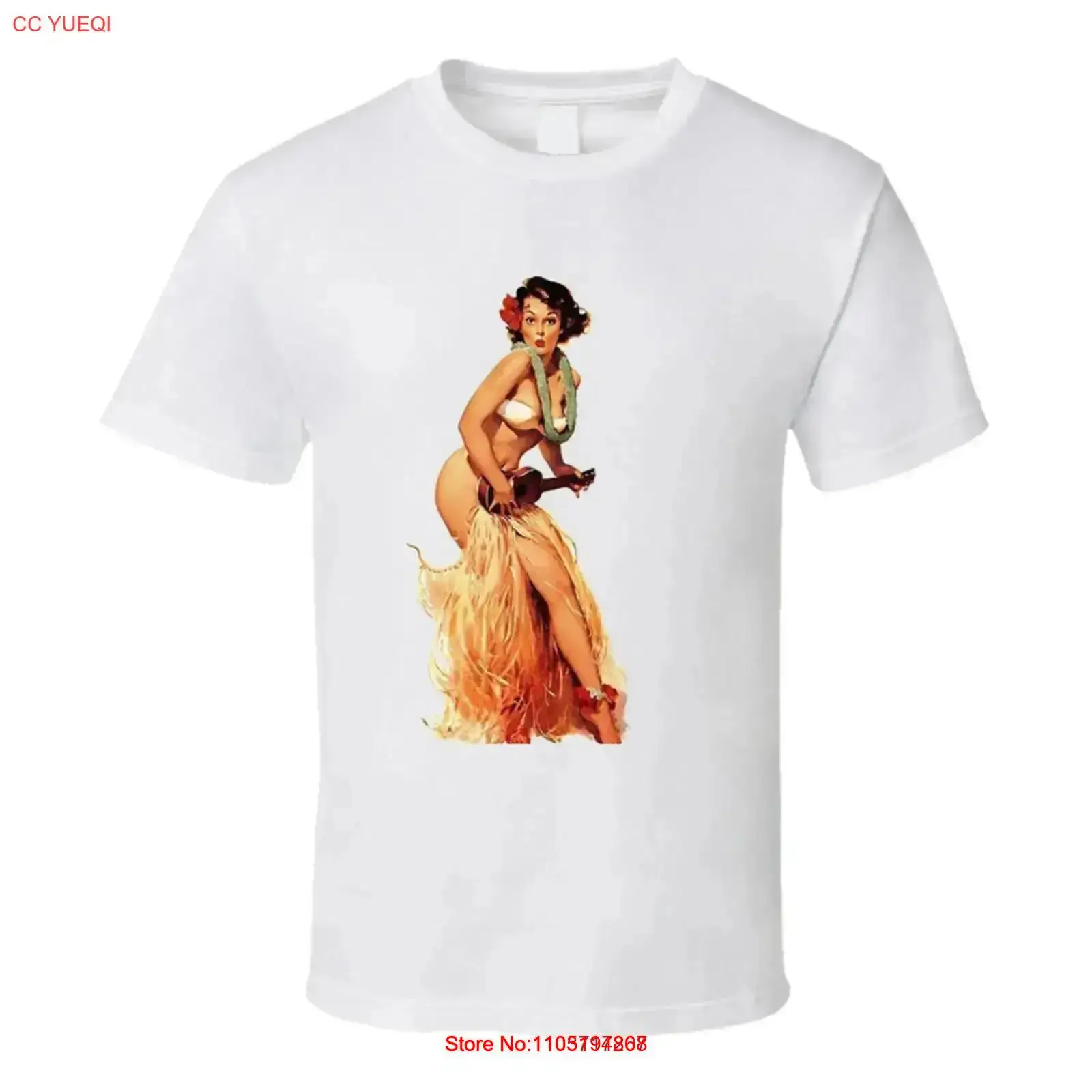 Retro tişört Tiki Hula Kız Uku - Mens Fashion In The 50S incelemesi ve fiyatı