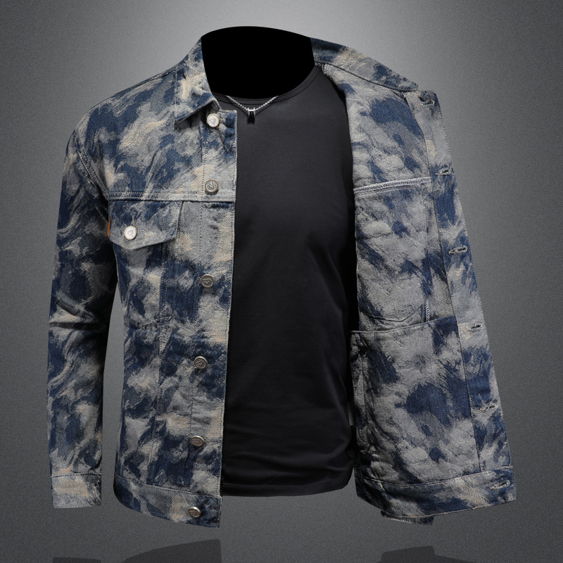 2023 Bahar Vintage Denim Ceket - Mens Fashion Denim Jacket incelemesi ve fiyatı