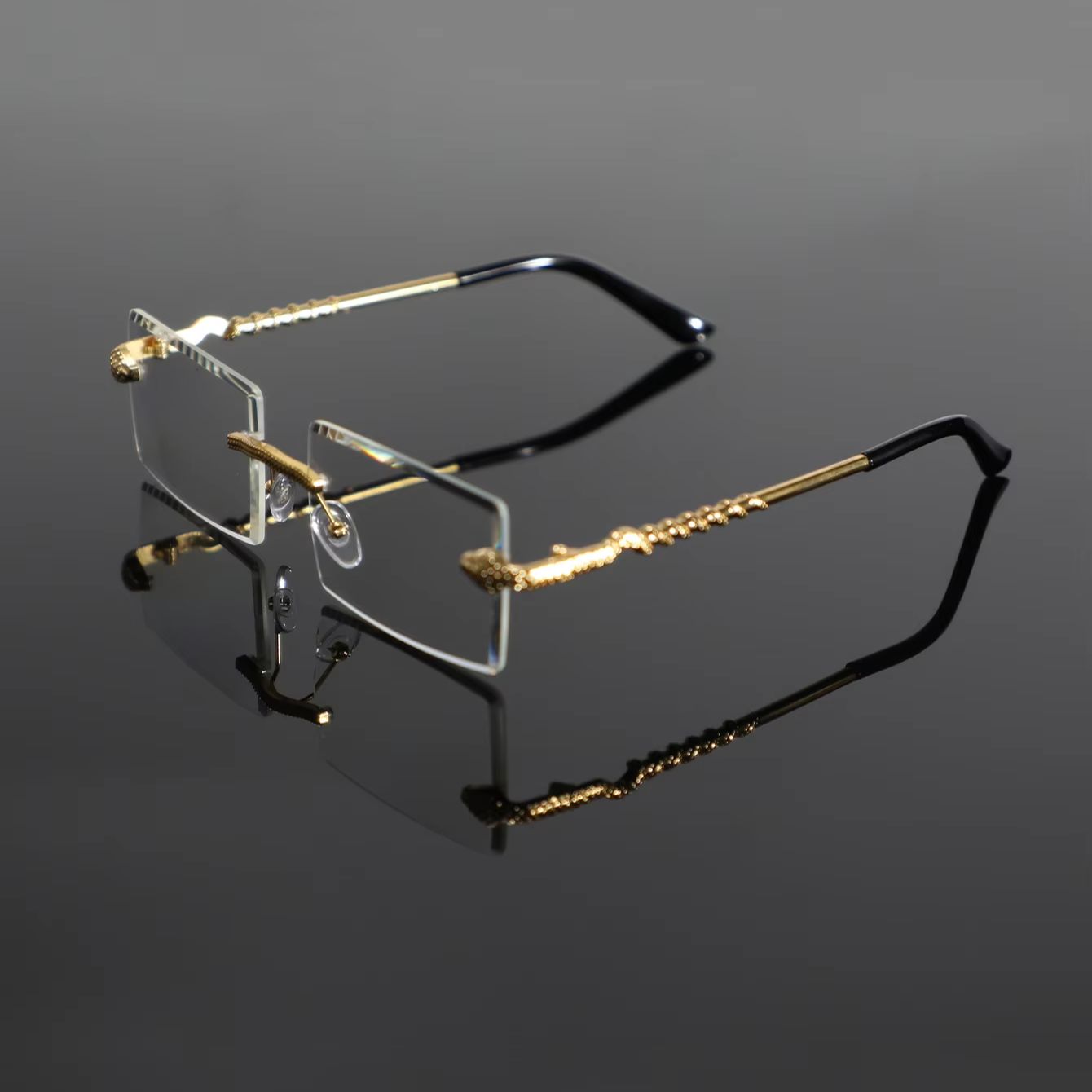 1 Çift Erkek Metal Dikdörtgen  - Men'S Fashion Non Prescription Glasses incelemesi ve fiyatı