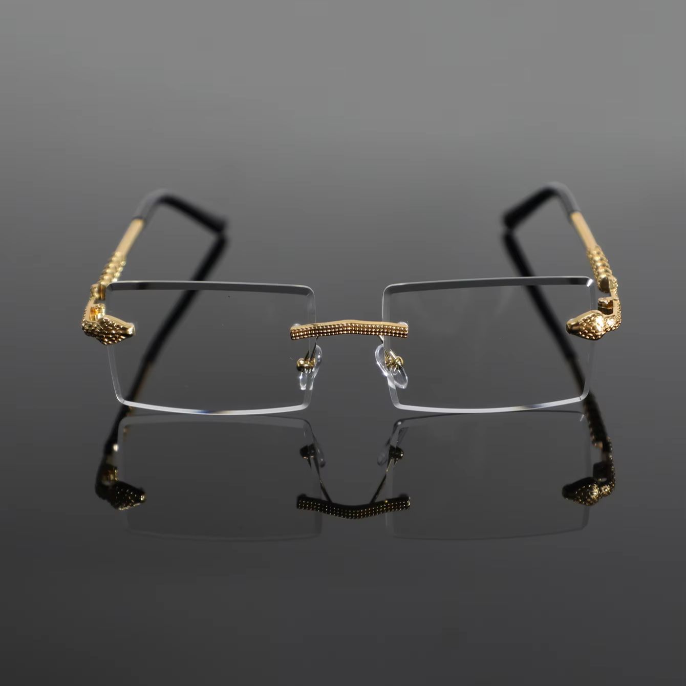 1 Çift Erkek Metal Dikdörtgen  - Men'S Fashion Non Prescription Glasses incelemesi ve fiyatı