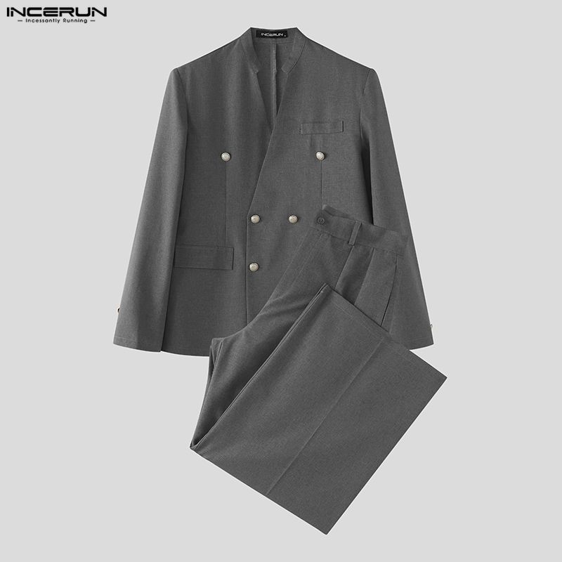 INCERUN Erkek Takımları Düz Re - Mens Fashion Streetwear incelemesi ve fiyatı
