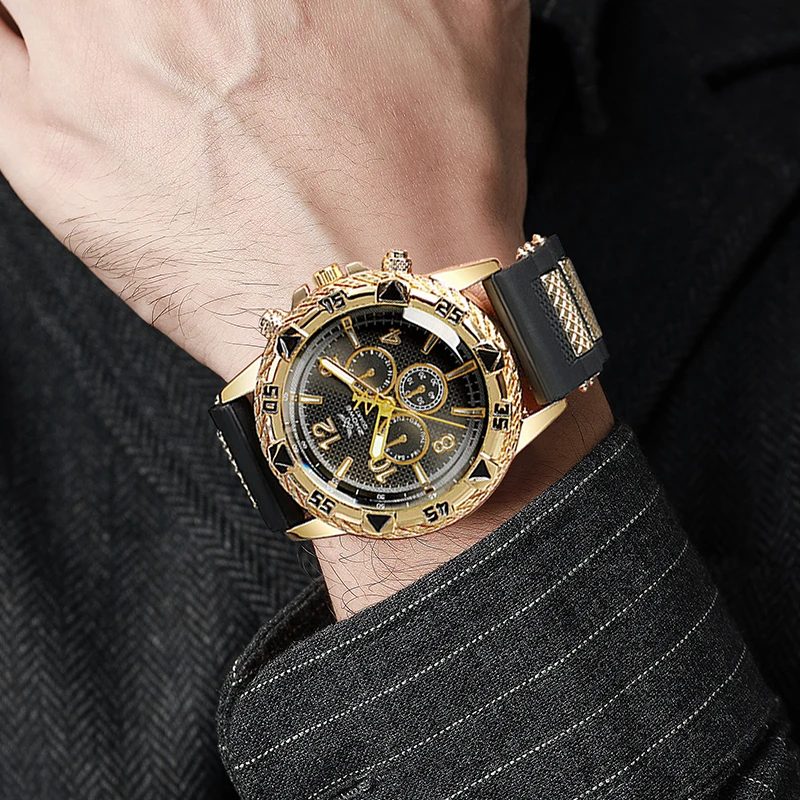 1PC Sürpriz Gizem İzle Kör Kut - Mens Fashion Watch incelemesi ve fiyatı