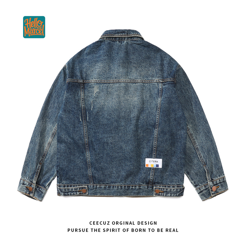 HELLOMARCEL AB ABD Beden Lüks  - Mens Fashion Denim Jacket incelemesi ve fiyatı