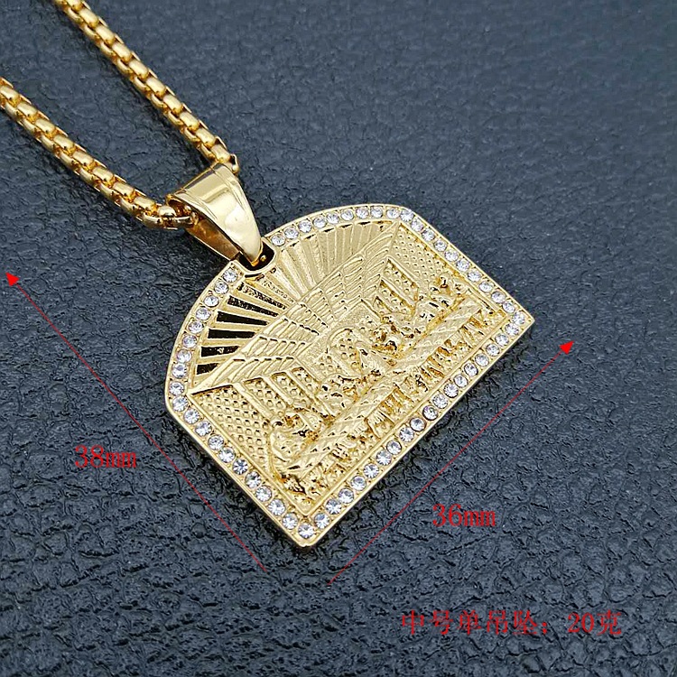Hip Hop son akşam yemeği kolye - Fashion Men Vogue incelemesi ve fiyatı