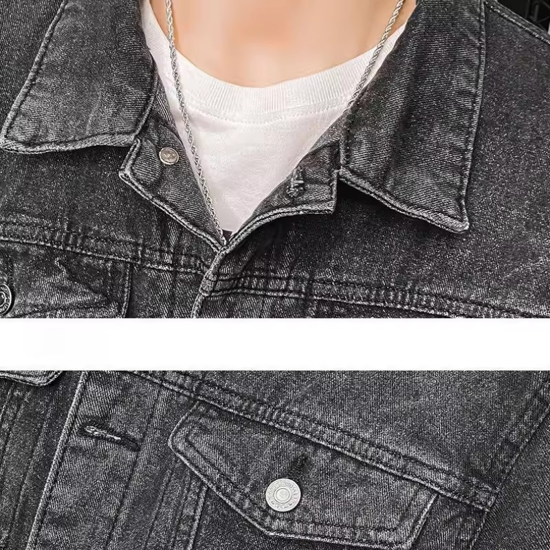 Amerika Vintage Ağır Kurt Işle - Mens Fashion Denim Jacket incelemesi ve fiyatı