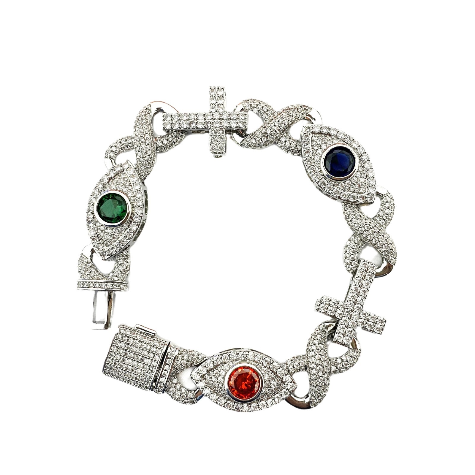 Icedminer Yeni Göz Çapraz Seki - Men'S Fashion Gold Chain incelemesi ve fiyatı
