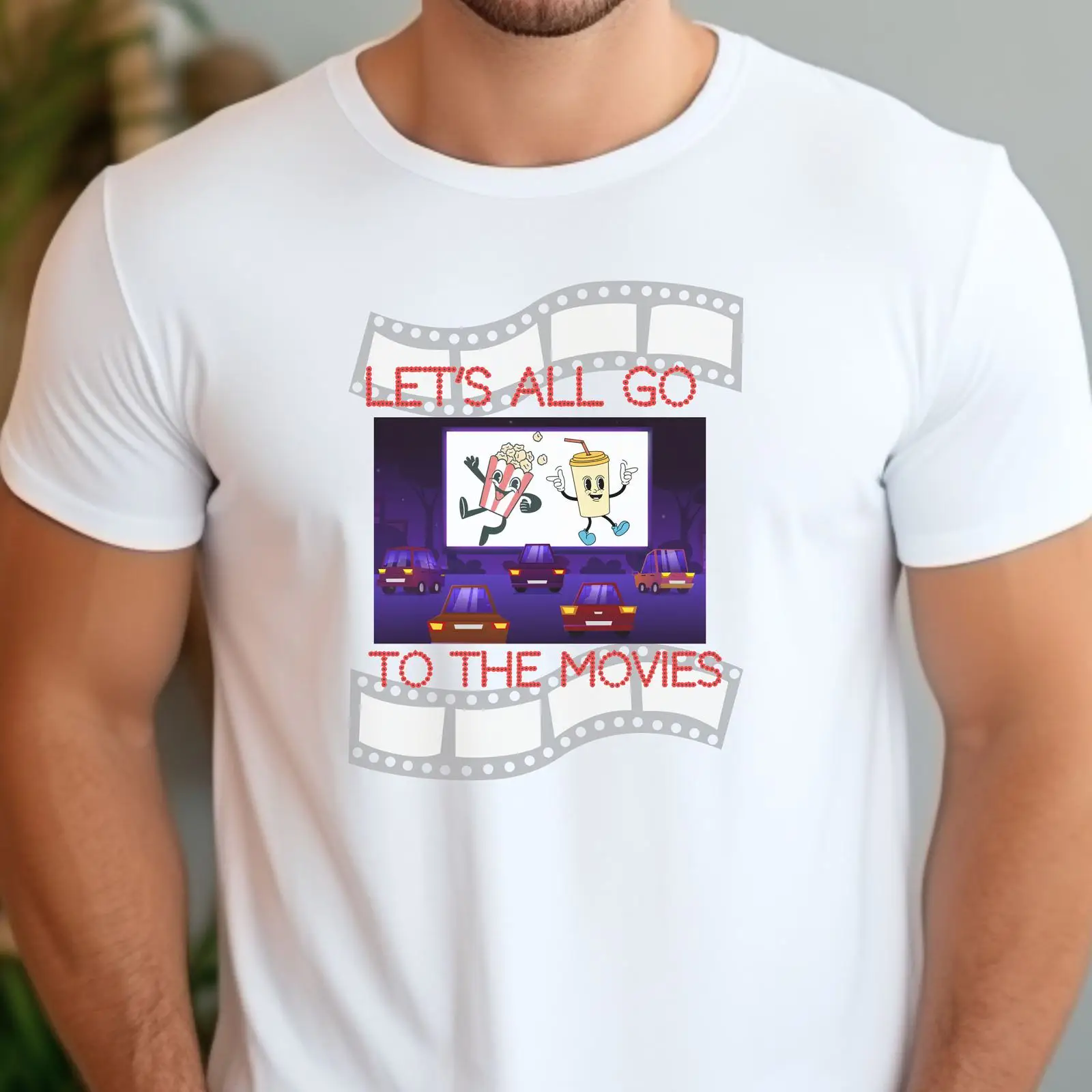 Retro Drive In Movie Tişörtü V - Mens Fashion In The 50S incelemesi ve fiyatı