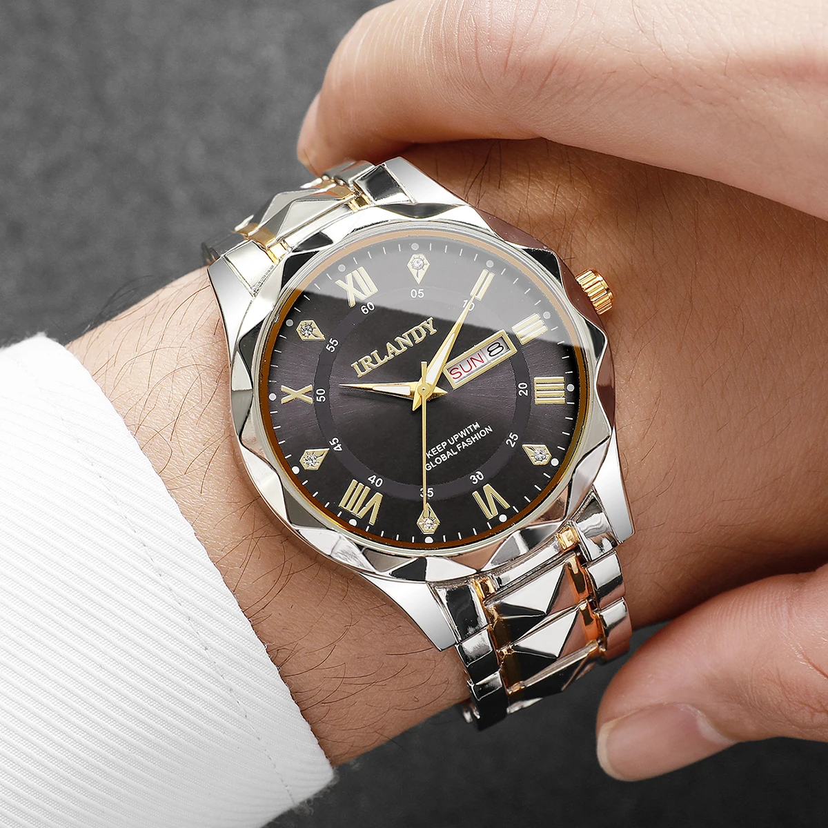 1PC Sürpriz Gizem İzle Kör Kut - Mens Fashion Watch incelemesi ve fiyatı