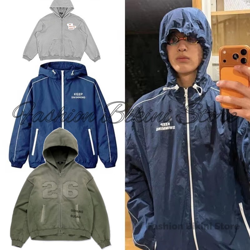 Degrade Gri Kapüşonlu Rüzgarlı - Windbreaker Men Zip incelemesi ve fiyatı