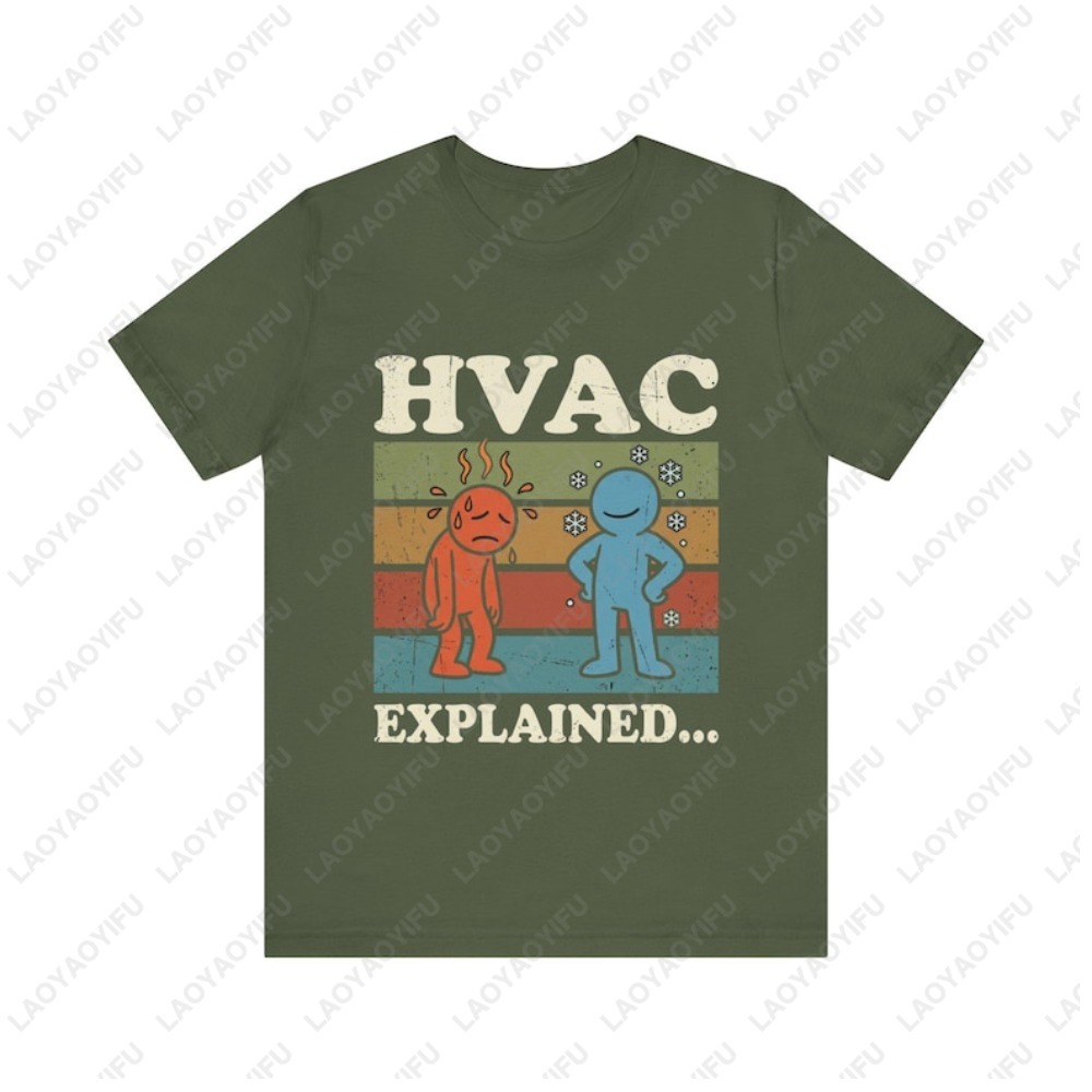 Komik HVAC açıklanmış tişört h - Men'S Fashion Explained incelemesi ve fiyatı